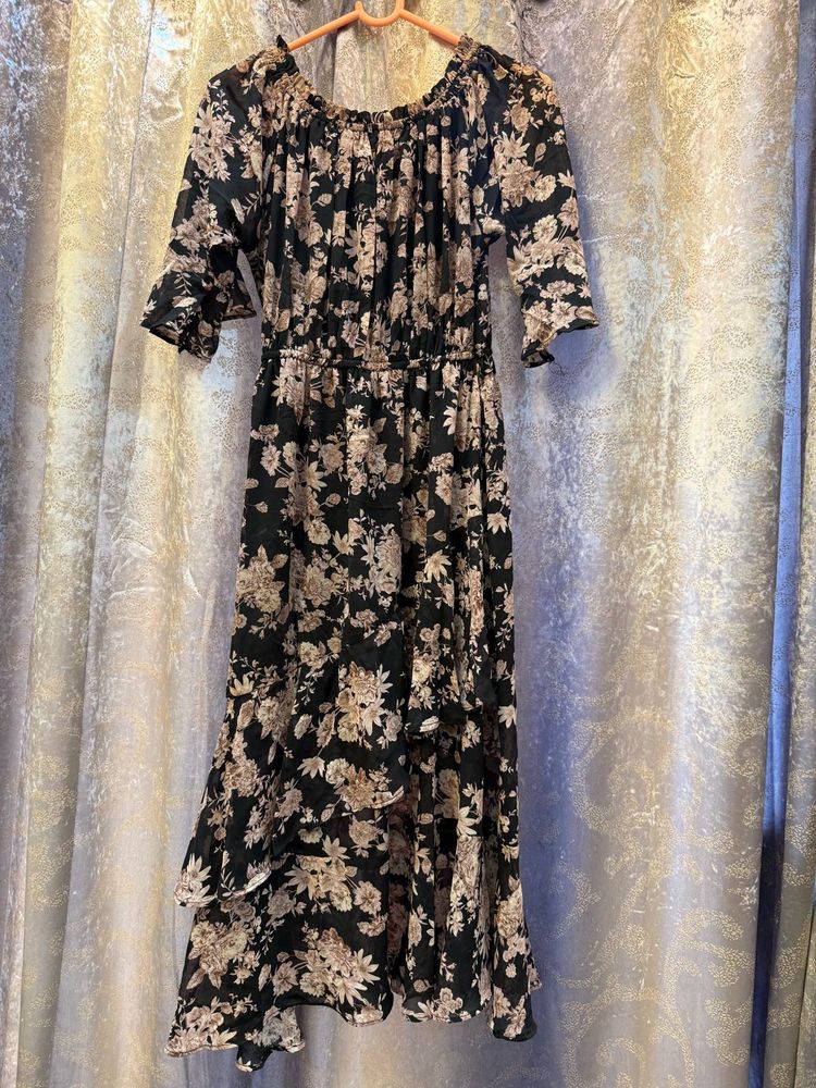 Floral Print Maxi Dress