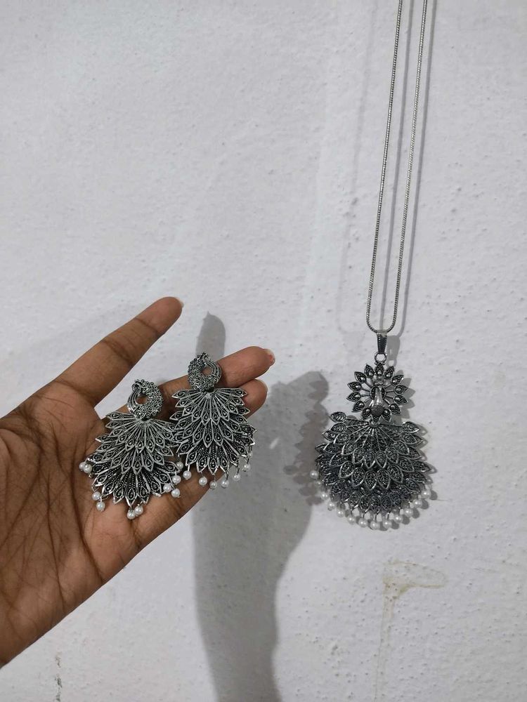 Oxidised Jewellery Set