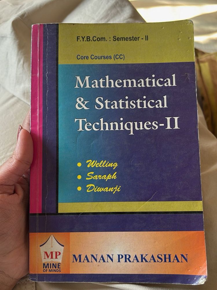 Mathematical &amp; Statistical Techniques-II