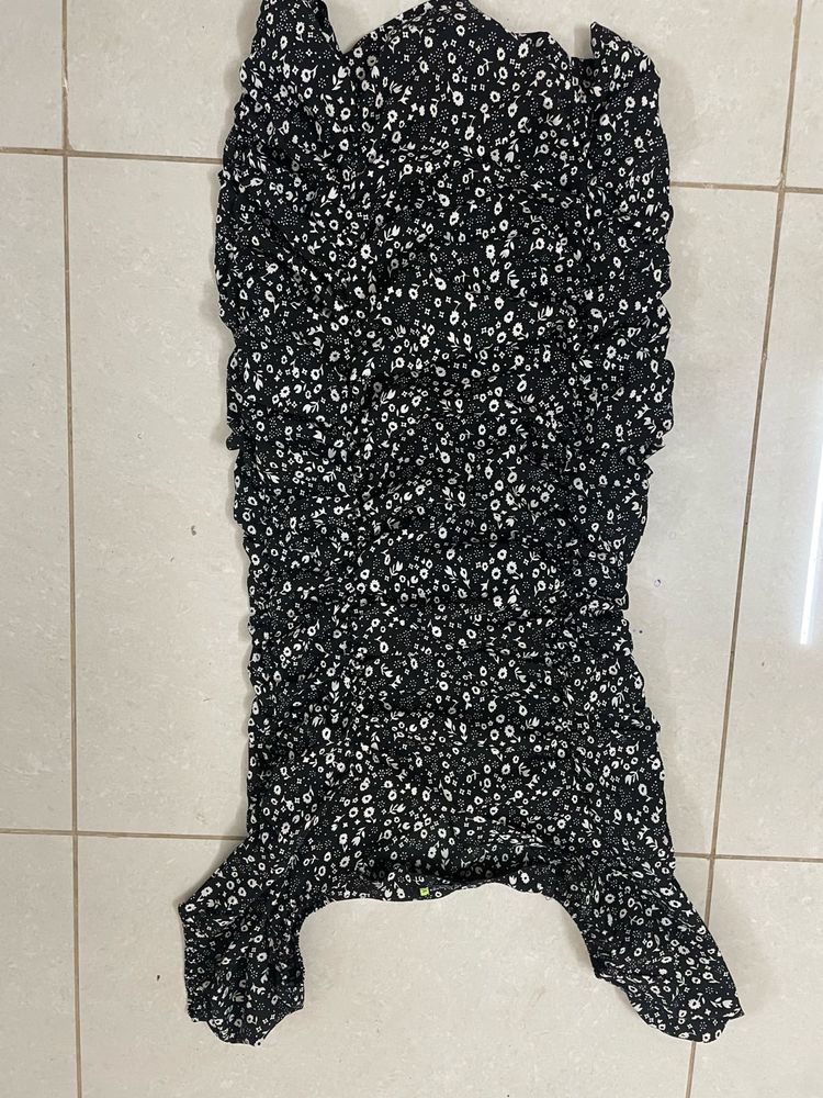 Floral Print Mini Dress