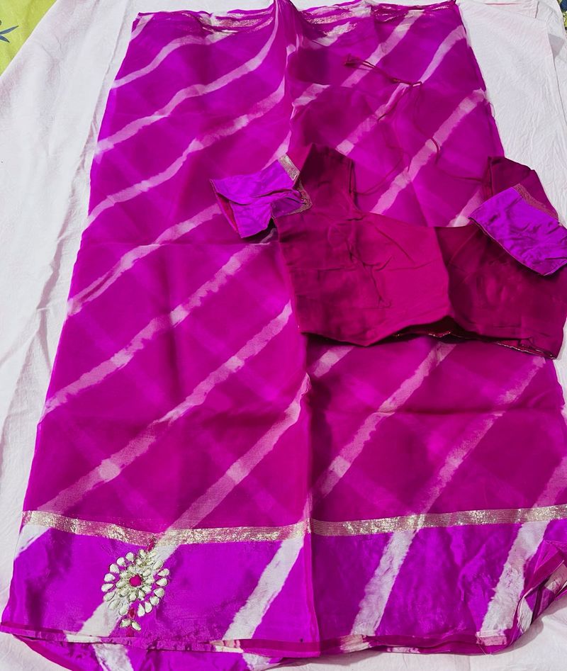 organza saree
