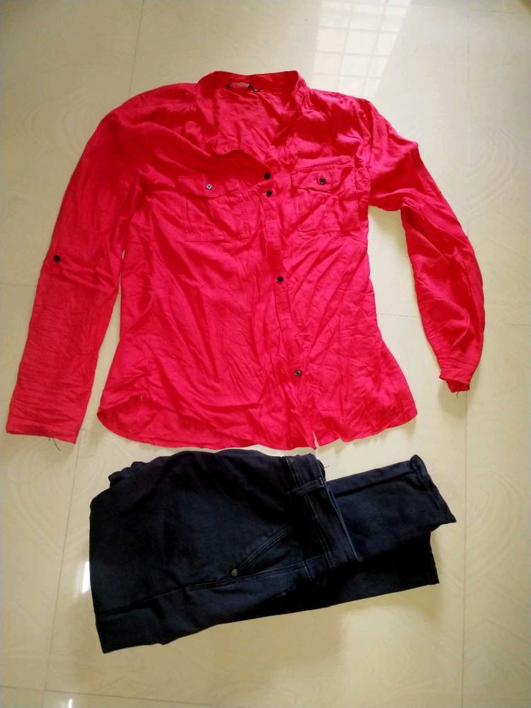 Combo Jeans And Shirt