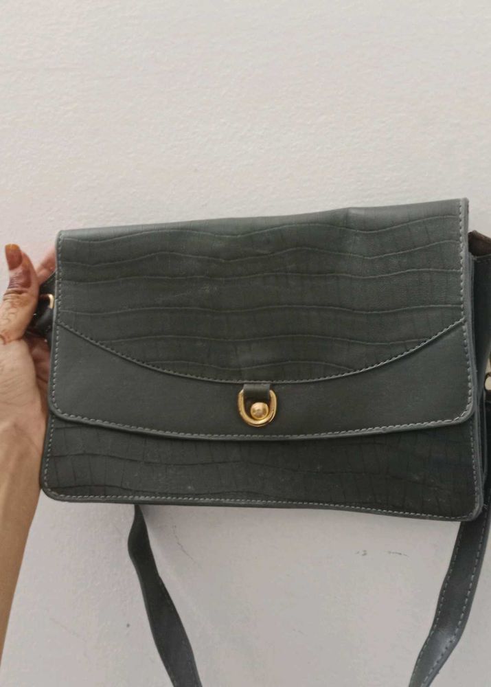 Stylish Grey Crossbody Bag