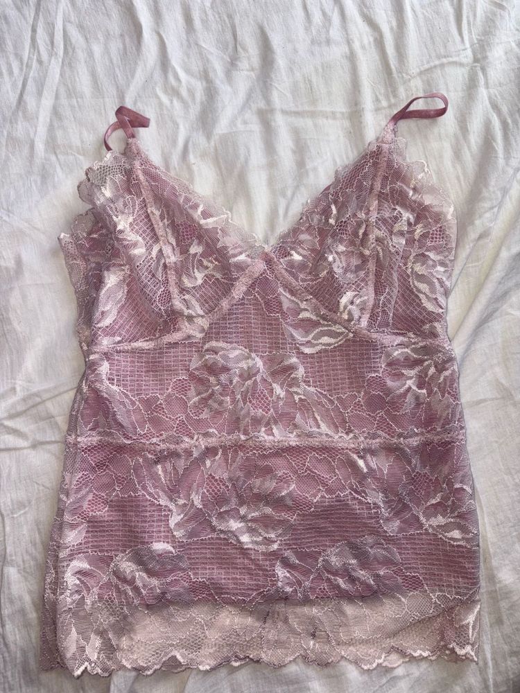 Lace Cami Top Y2K