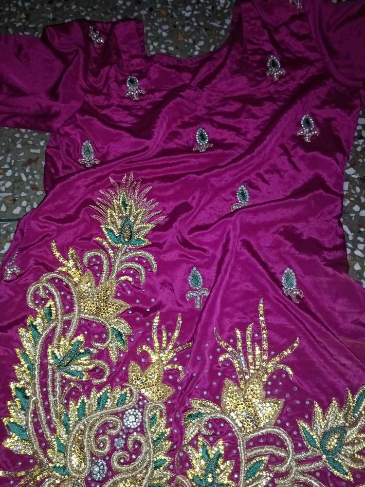 Rose Silk Suit