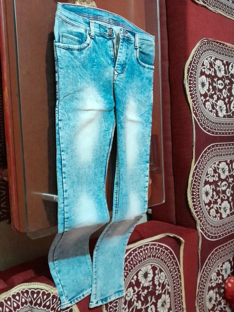 Light Blue Shaded Jeans