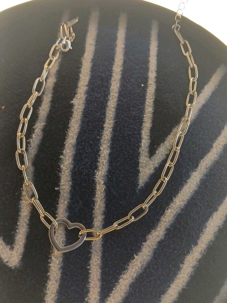 Heart Charm Chain Necklace