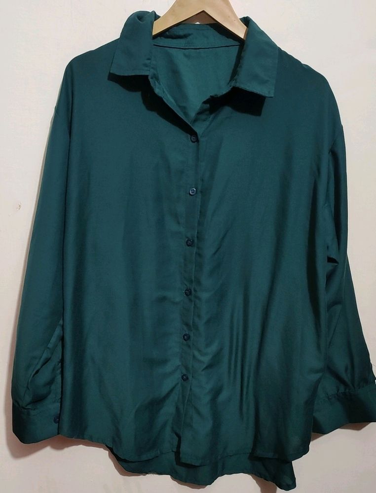 Dark Green Color Shirt For Girl Or Women