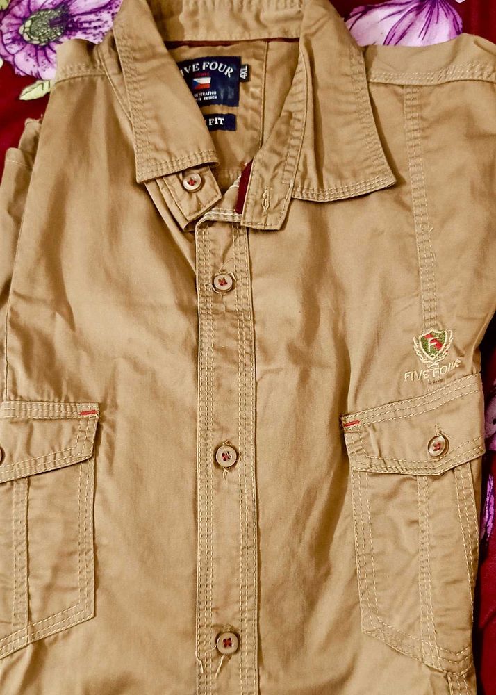 Khaki Casual Shirt