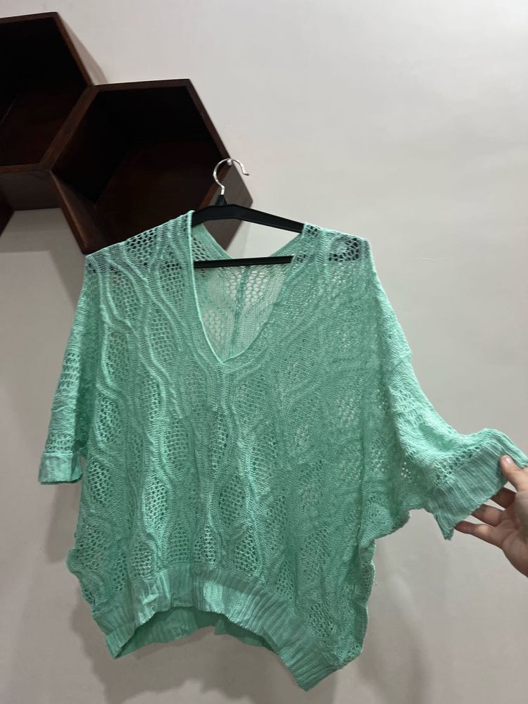Mint Green Knit Top