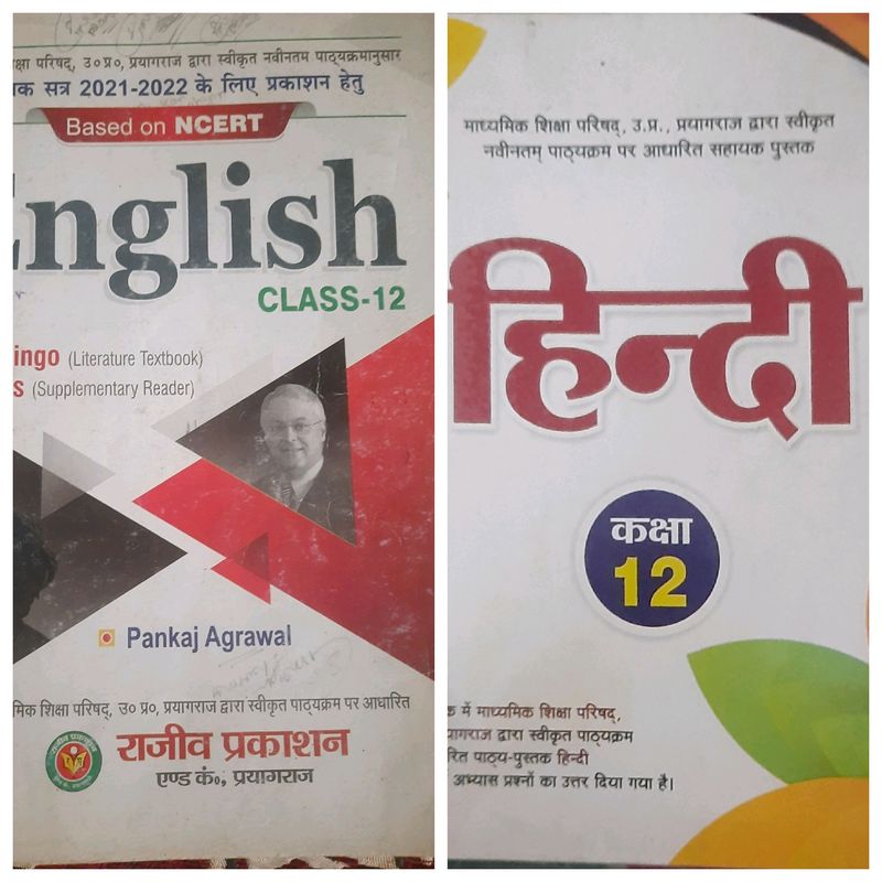 Hindi &amp; English Class 12th Book