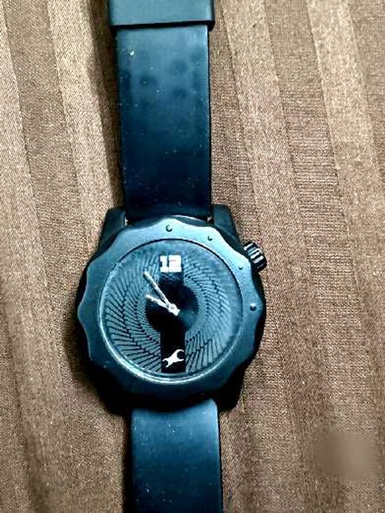Fastrack Black Analog Watch