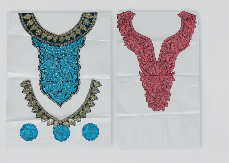 Embroidered Neck Patches (Set of 2)