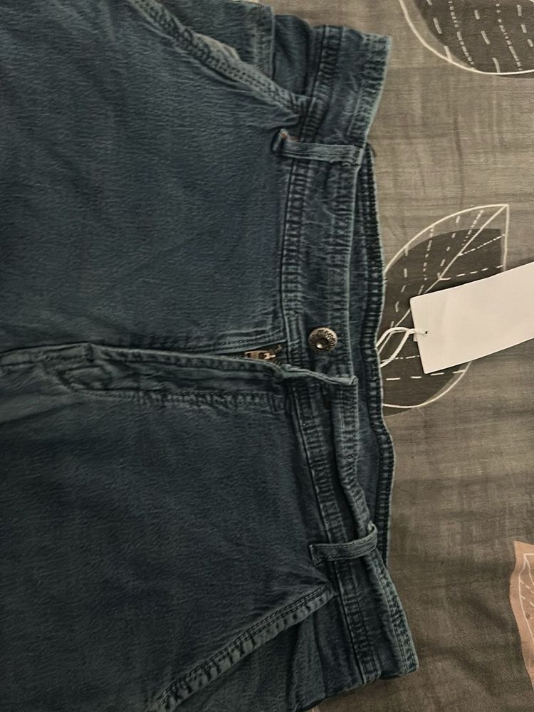 Blue Denim Shorts