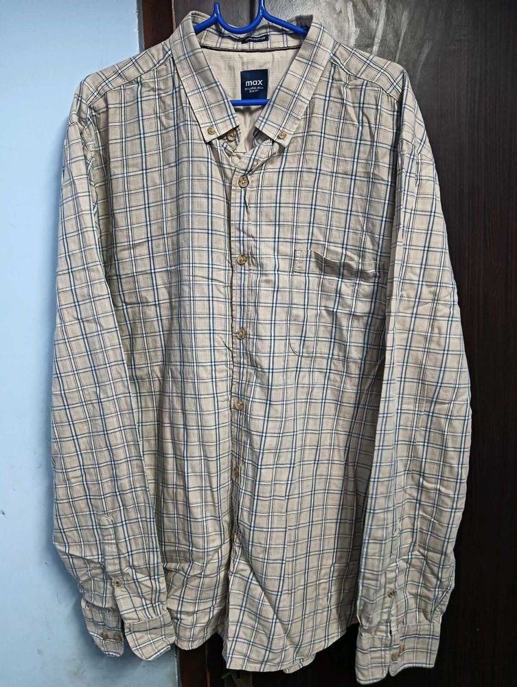 Men's Casual Plaid Shirt