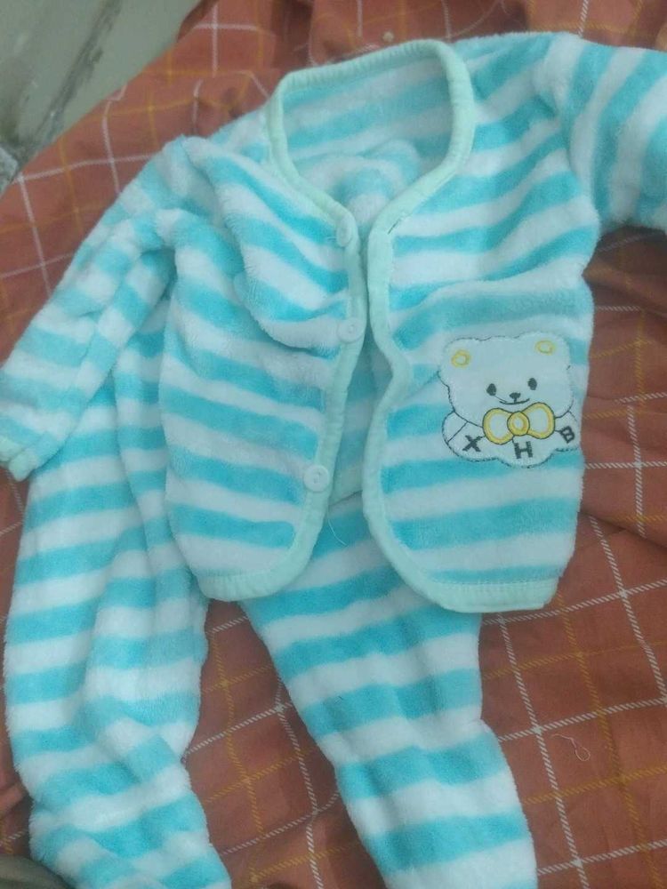Cute Striped Baby Outfit