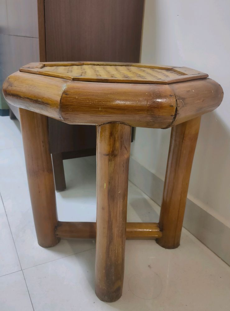 Bamboo Stool (Set Of 2)