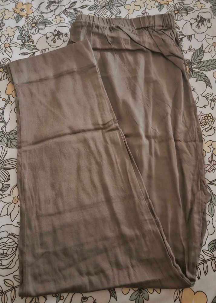 Neutral Wide Leg Pants