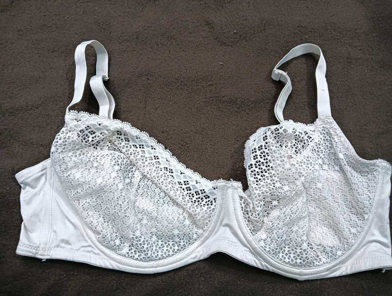 White 🖤Lace Bra big size