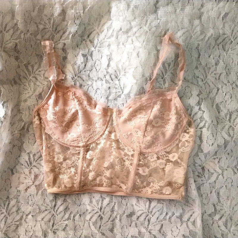 Pink Corset Style Top
