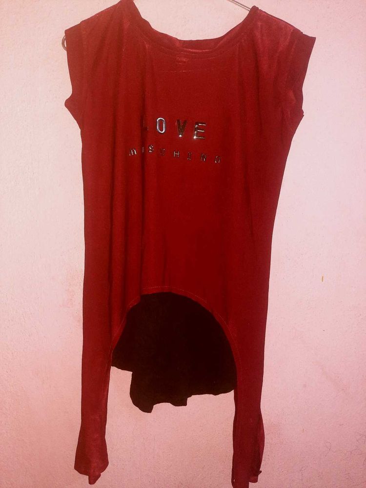 Red LOVE Top