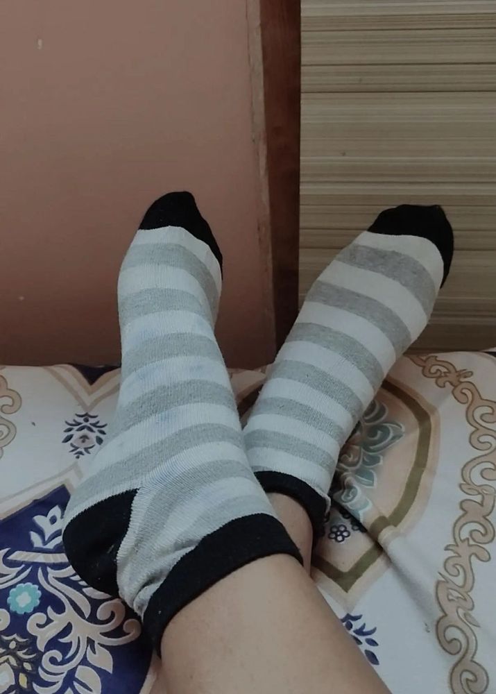 Striped Ankle Socks