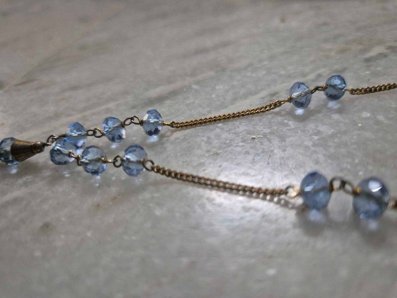 Blue Beaded Necklace