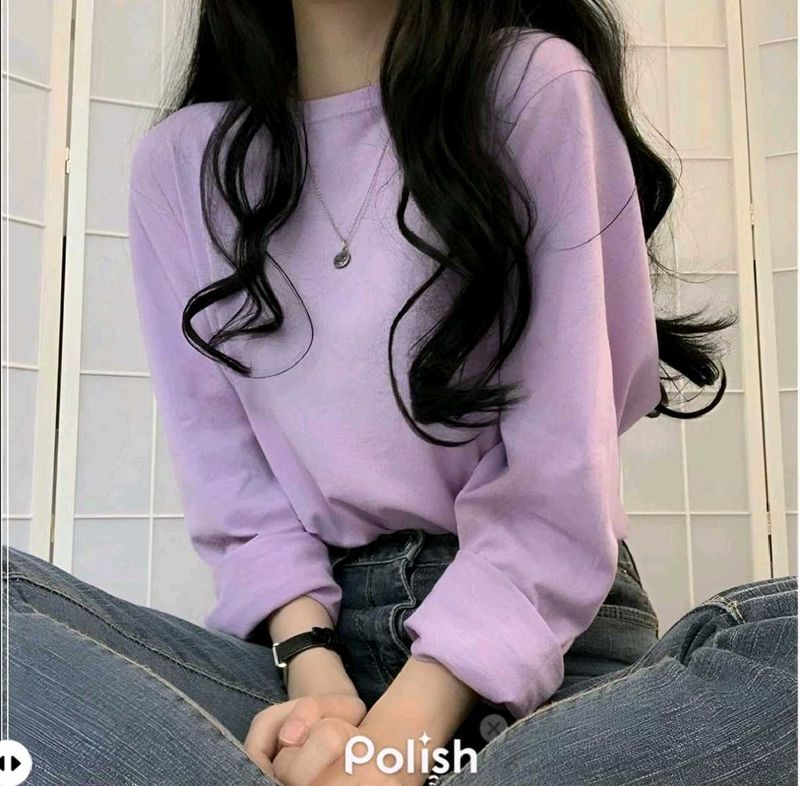 New with tag Pinterest Lavender Long Sleeve Top