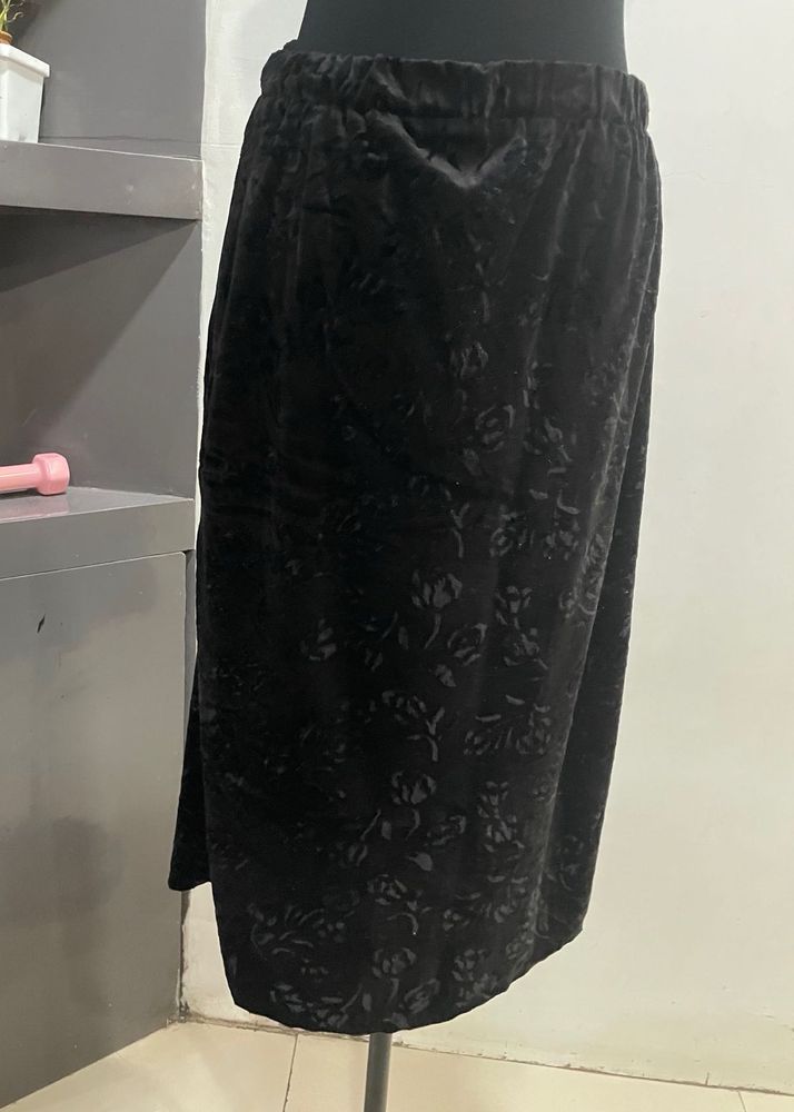 Velvet Long Skirt