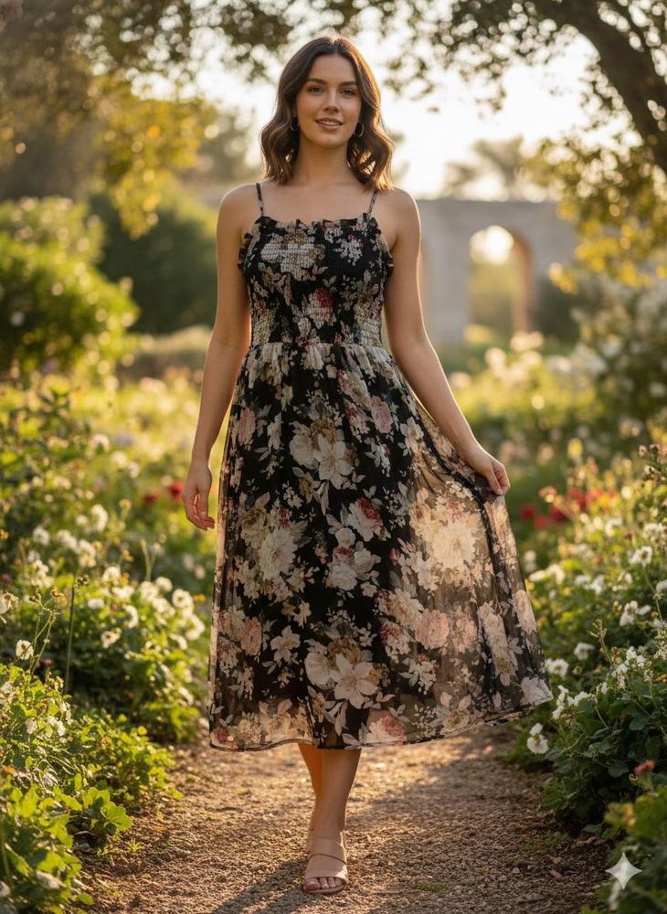 Floral Midi Sundress