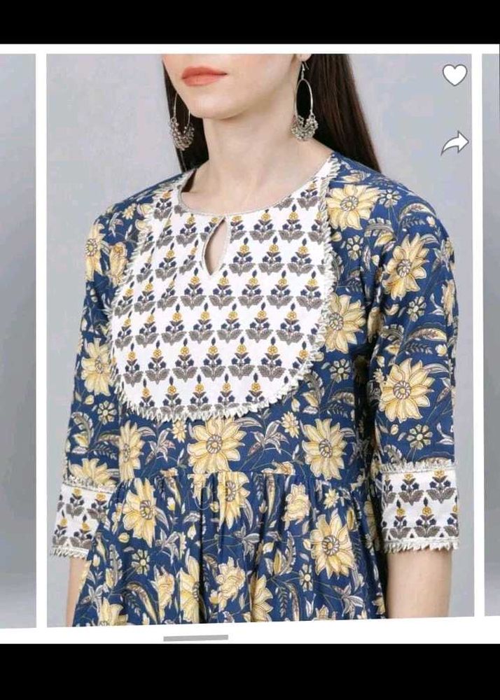 Floral Print Kurta Set