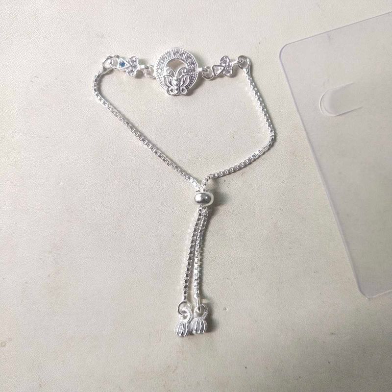 Pure Silver Butterfly 🦋 Adjustable Hand Bracelet