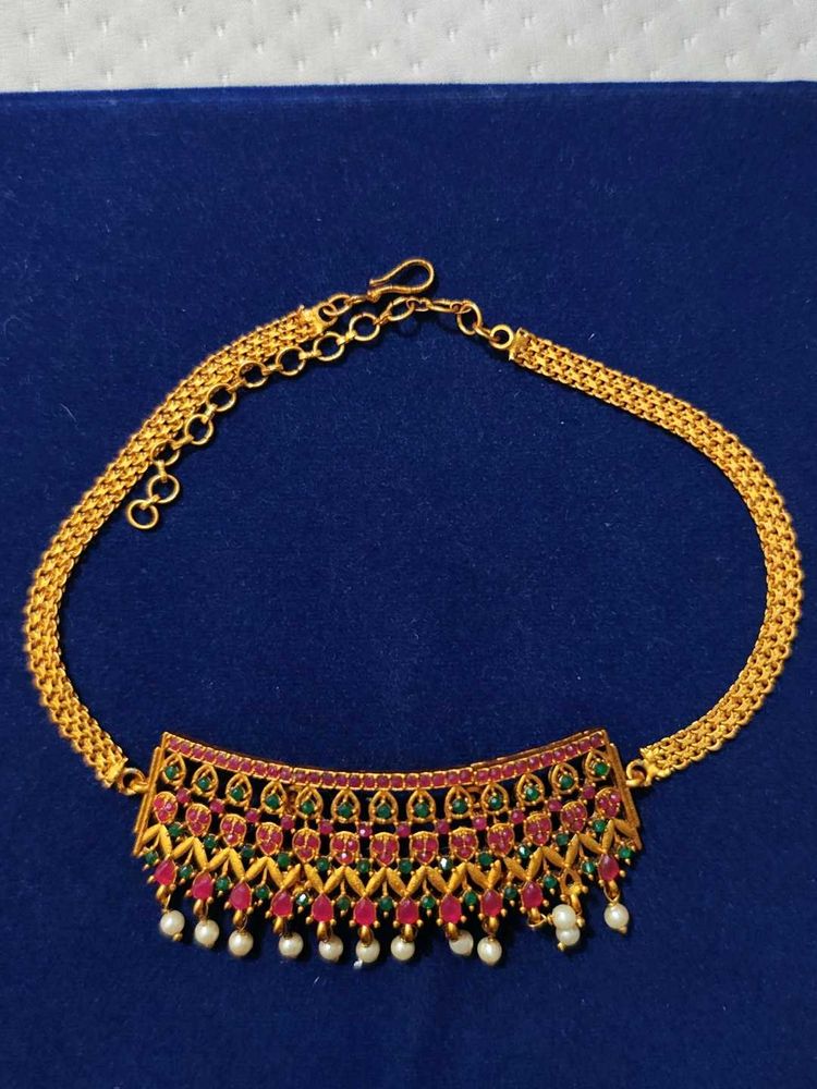 Elegant Gold-Plated Necklace