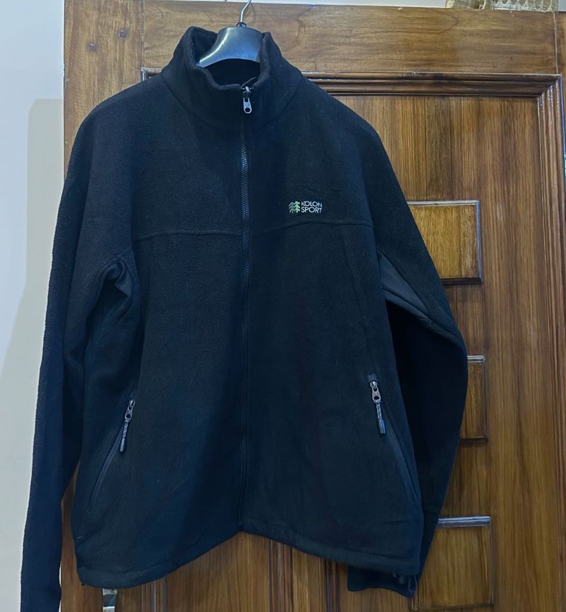 Black Fleece Full-Zip Jacket