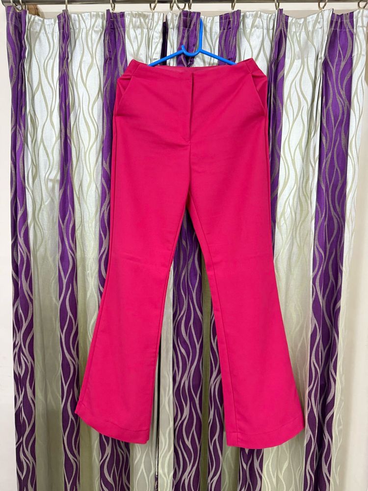 H&amp;M Pink Bootcut Jeans