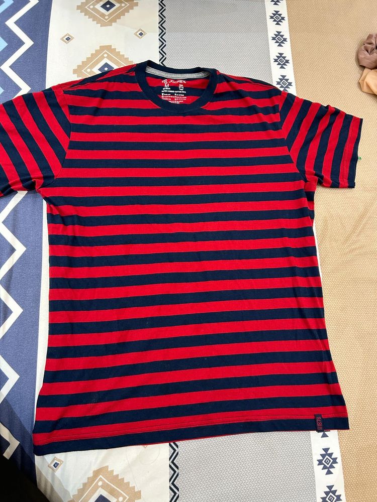 Striped Short Sleeve T-Shirt