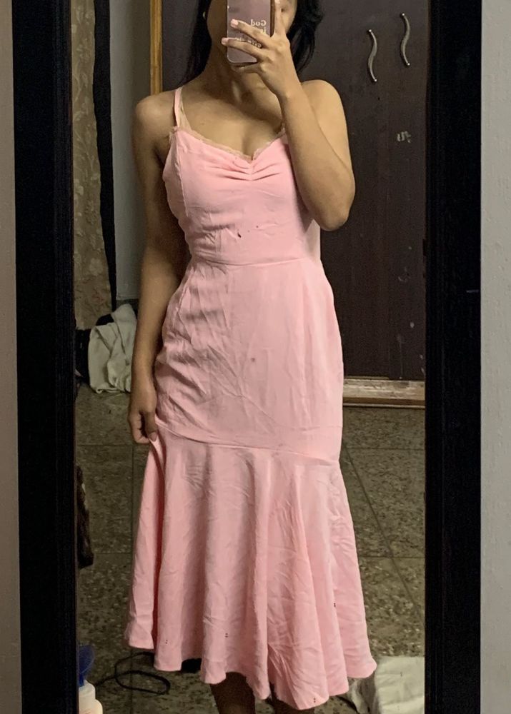 Pink MIDI Dress