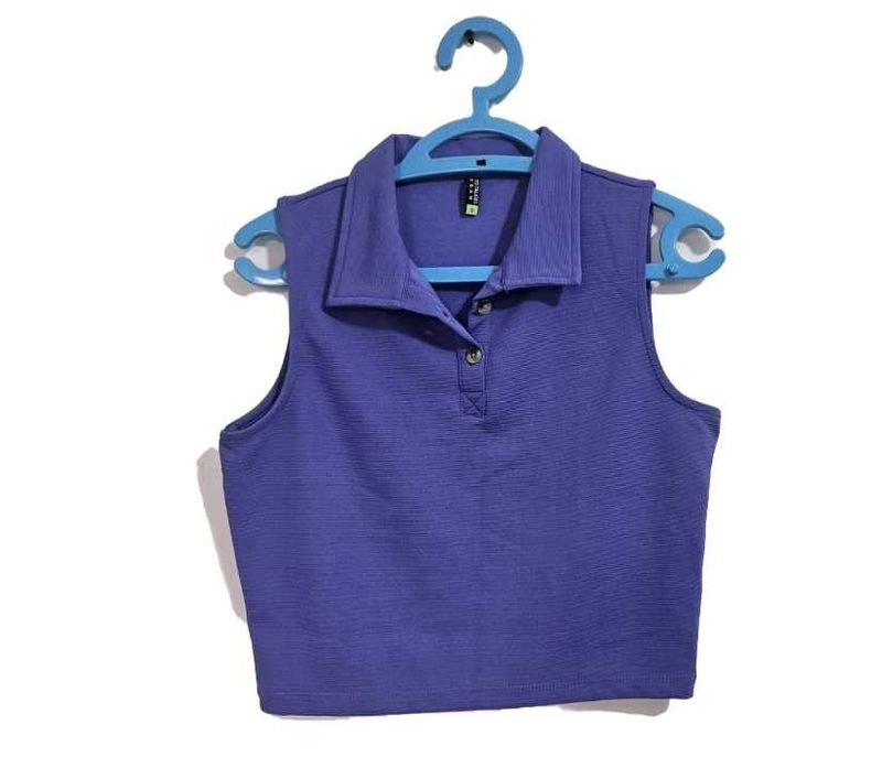 Women Purple Solid Top