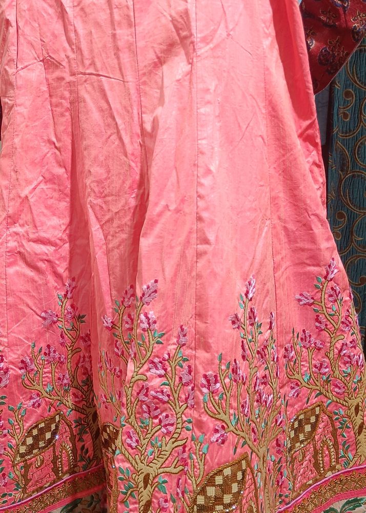 Banarsi Silk Heavy Embroidered lehnga With Choli