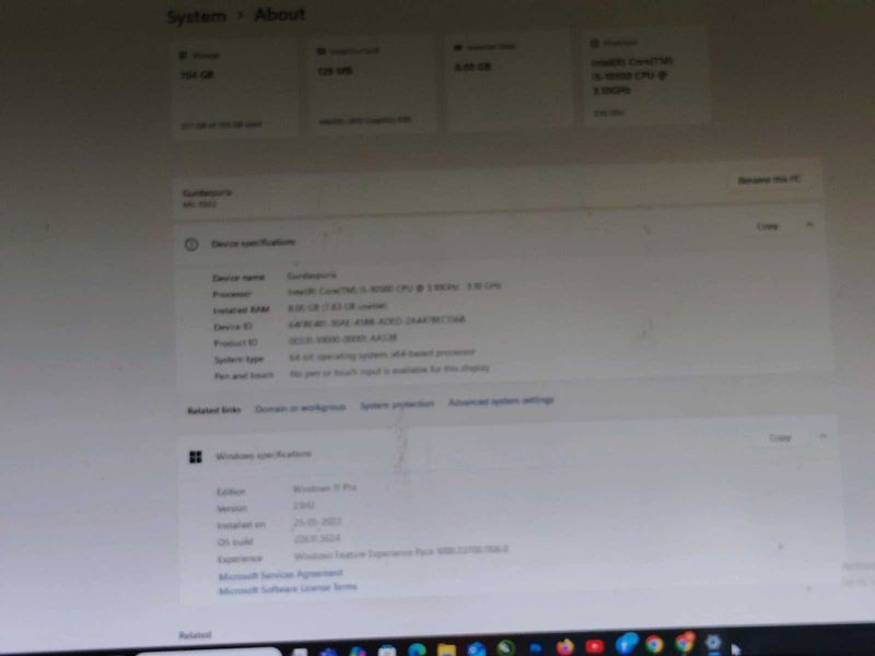 Intel Core TM I5