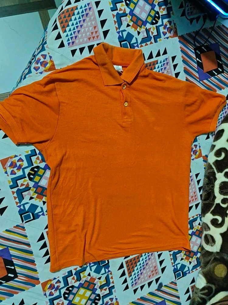 Orange Polo T-Shirt