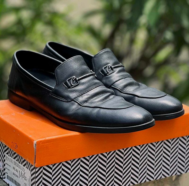 Cole And Hommey Black Formal Loafers