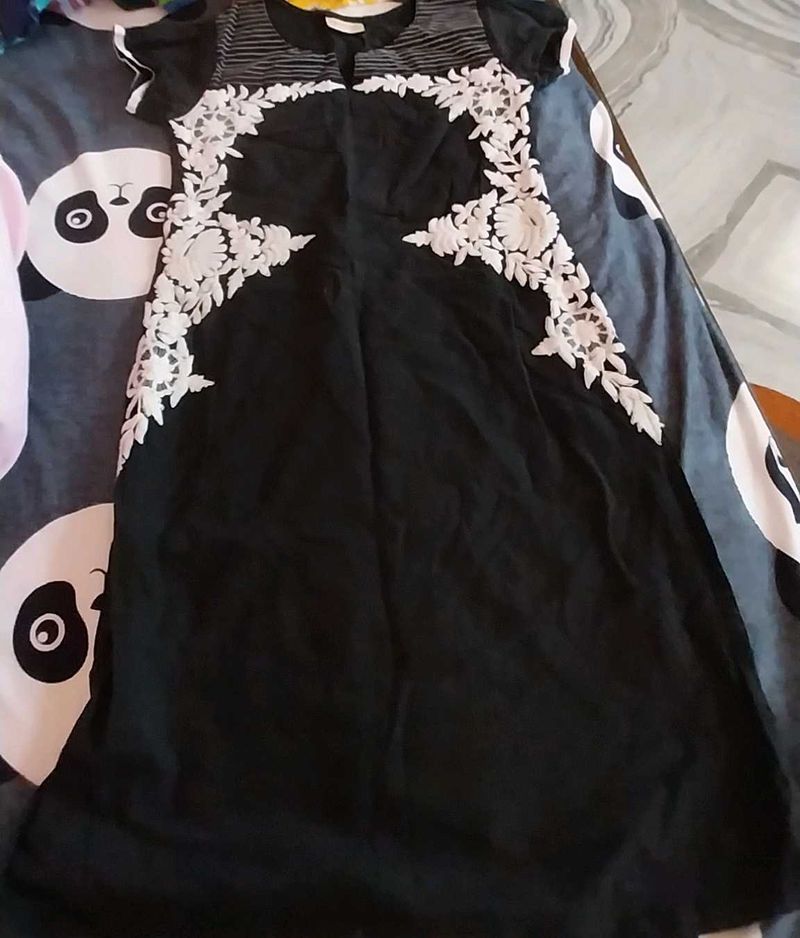Elegant Black Kurta