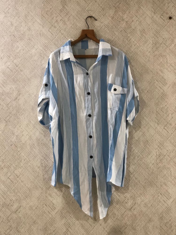 Blue and White Stripped top