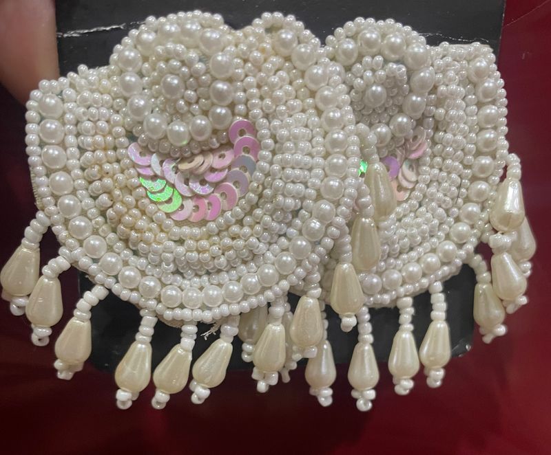 White Earrings