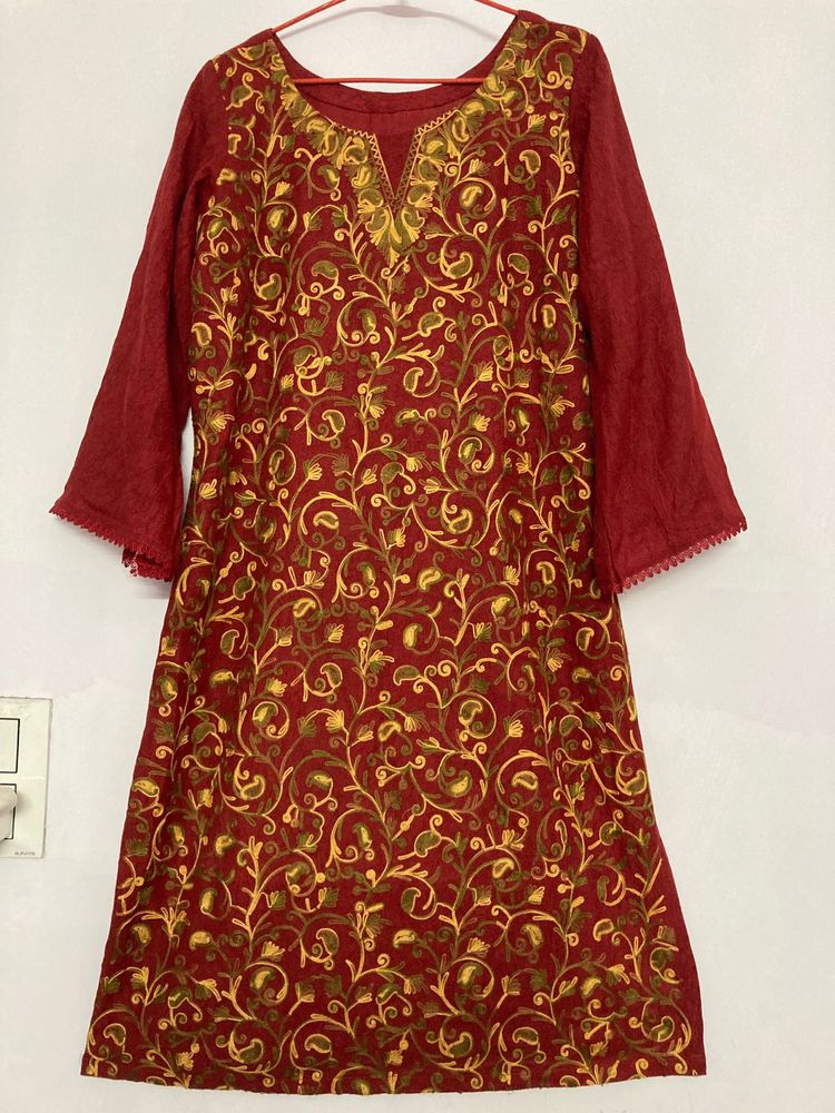 Kashmiri Embroidery Kurta