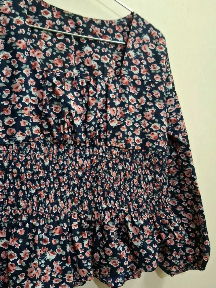 Floral Long Sleeve Top