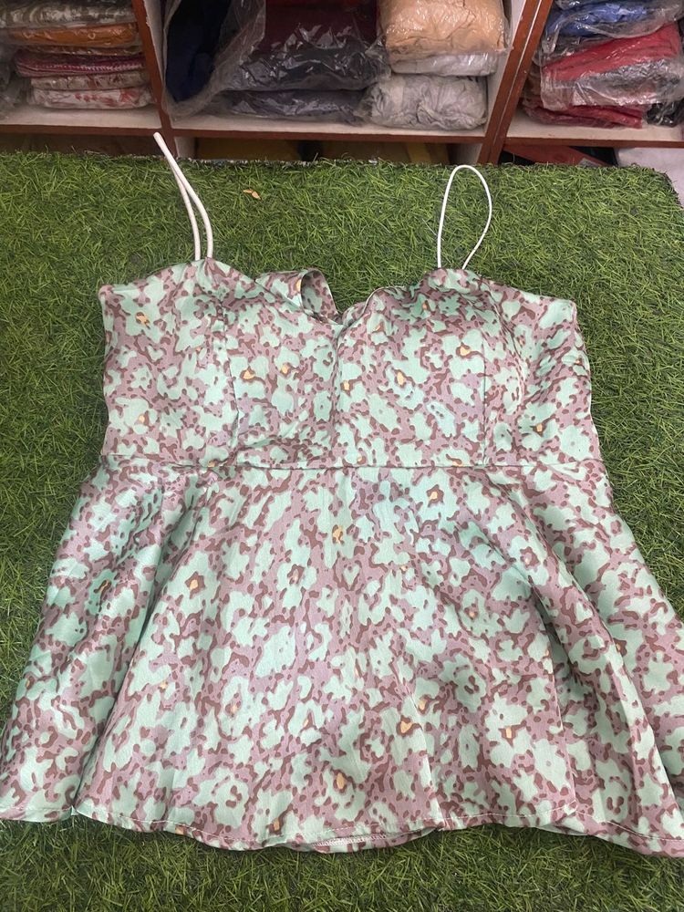 Cute Patterned Cami Top