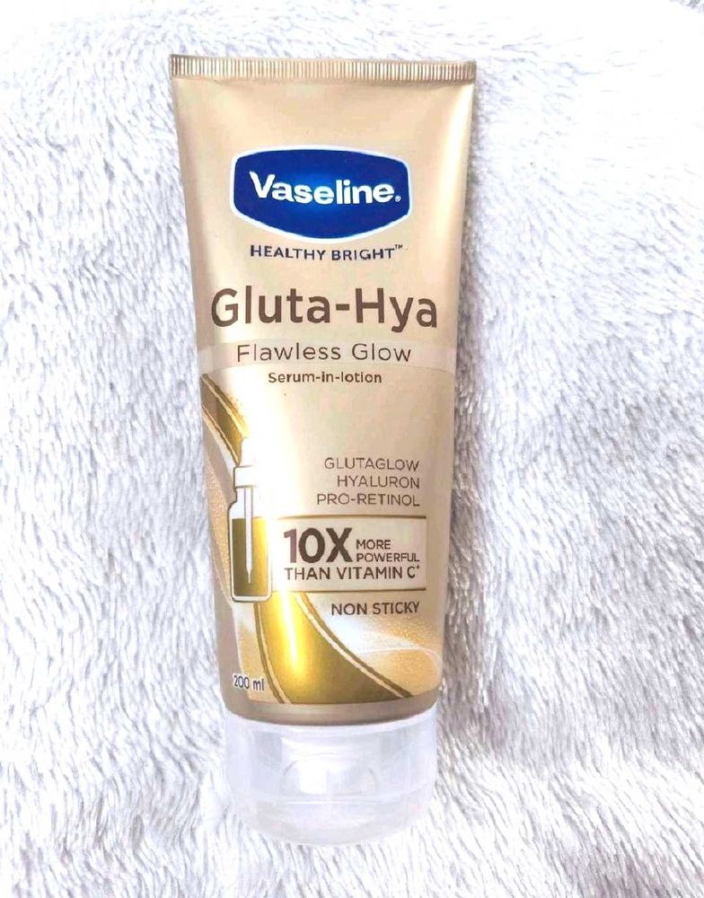 Vaseline Gluta-Hya Flawless Glow Lotion for Face &amp;