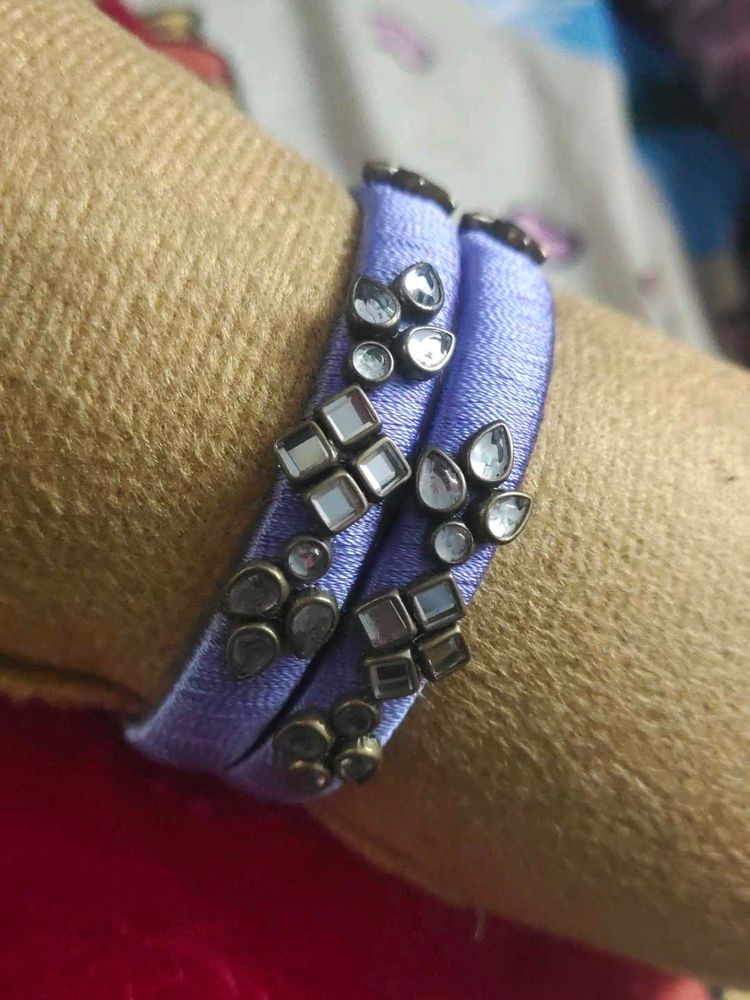 Lavender Gemstone Bangles
